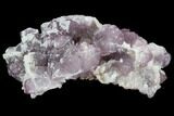 Purple Fluorite on Quartz Epimorphs - Arizona #103556-1